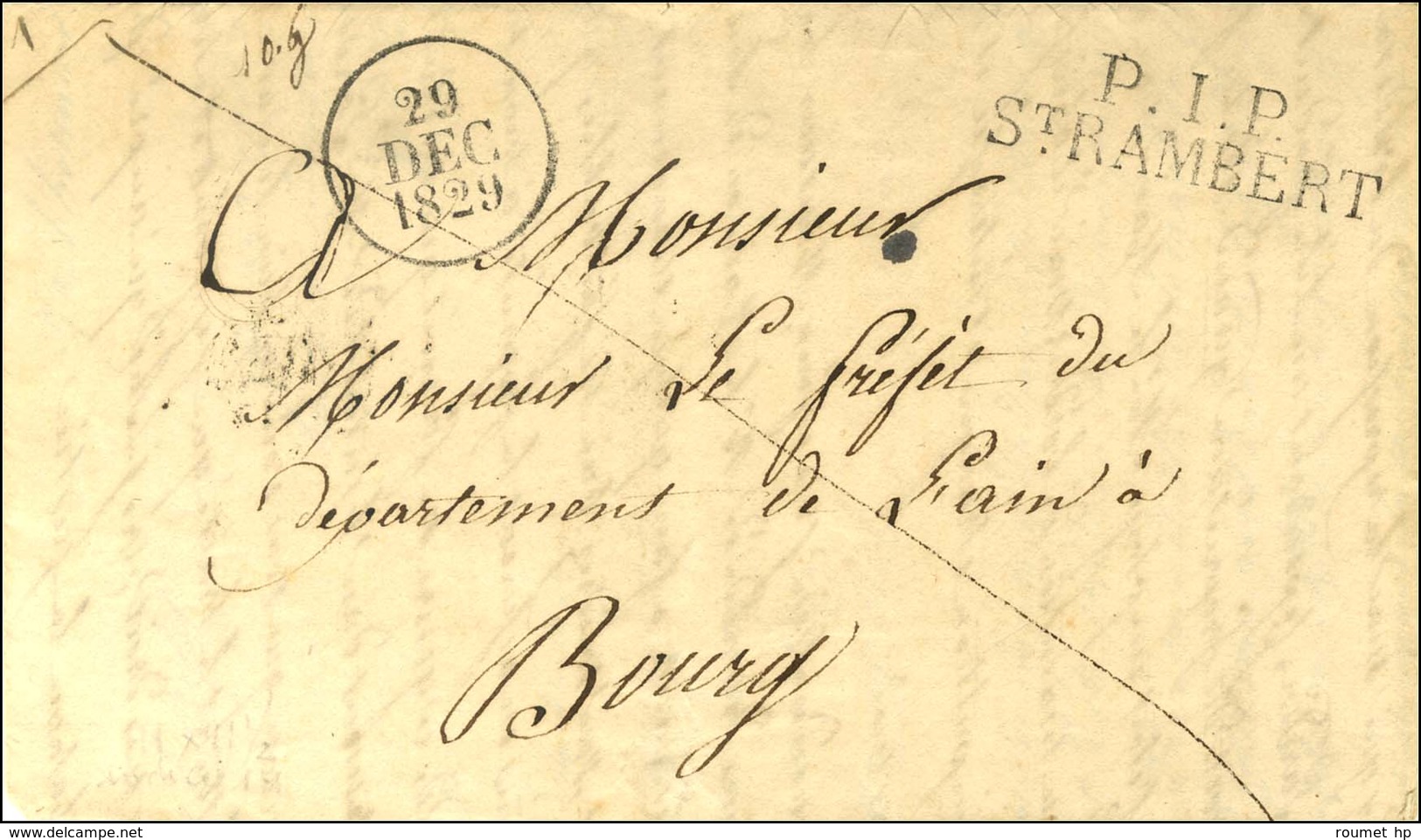 P. 1. P. / ST RAMBERT Dateur A 1829. - SUP. - Other & Unclassified