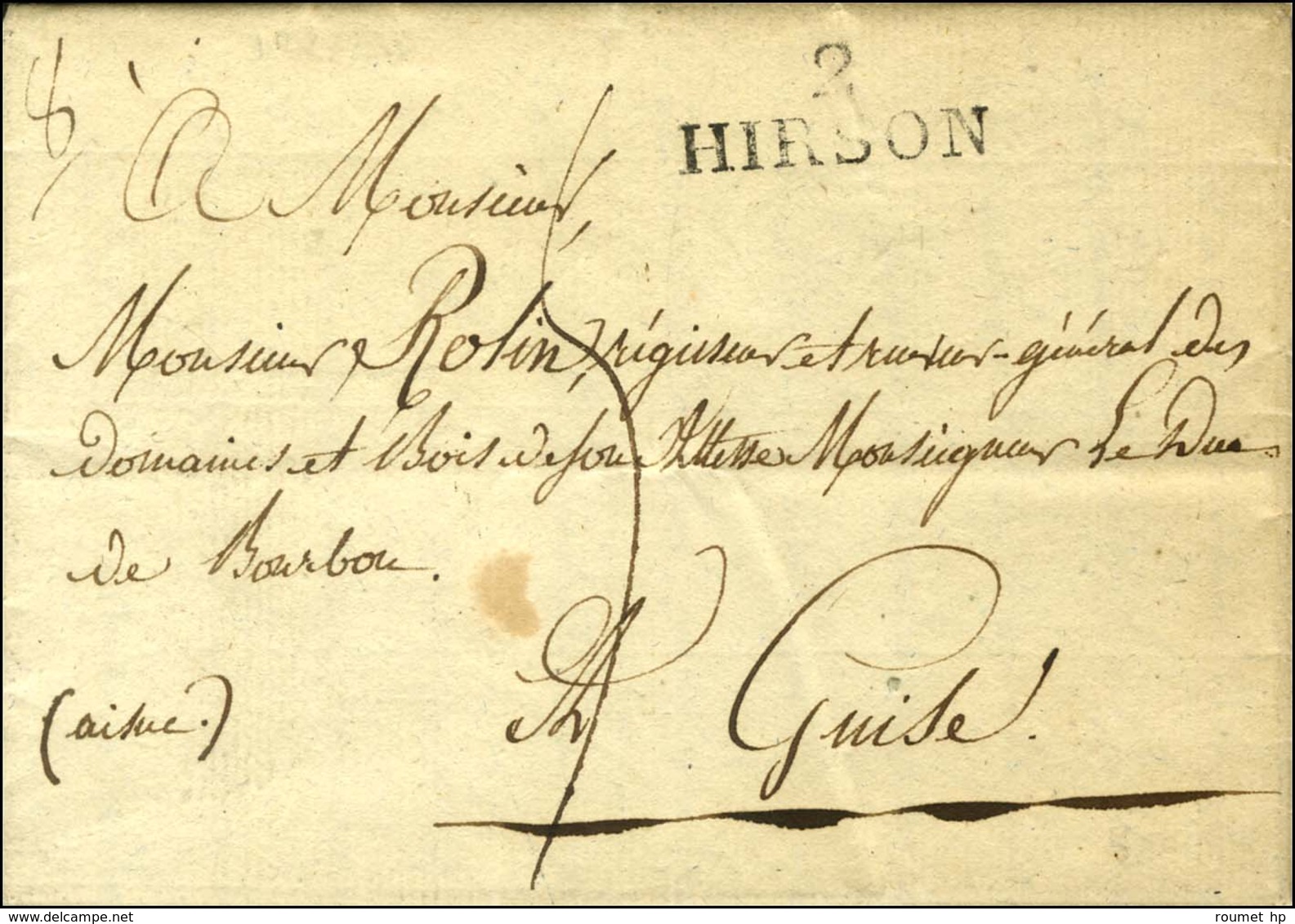 2 / HIRSON 1827. - SUP. - Andere & Zonder Classificatie