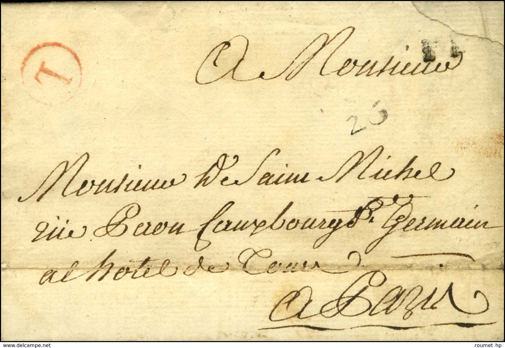Lettre En Port Du Remise à L'annexe L (L. N° 18) Datée 25 Septembre (1770). - TB. - R. - Other & Unclassified