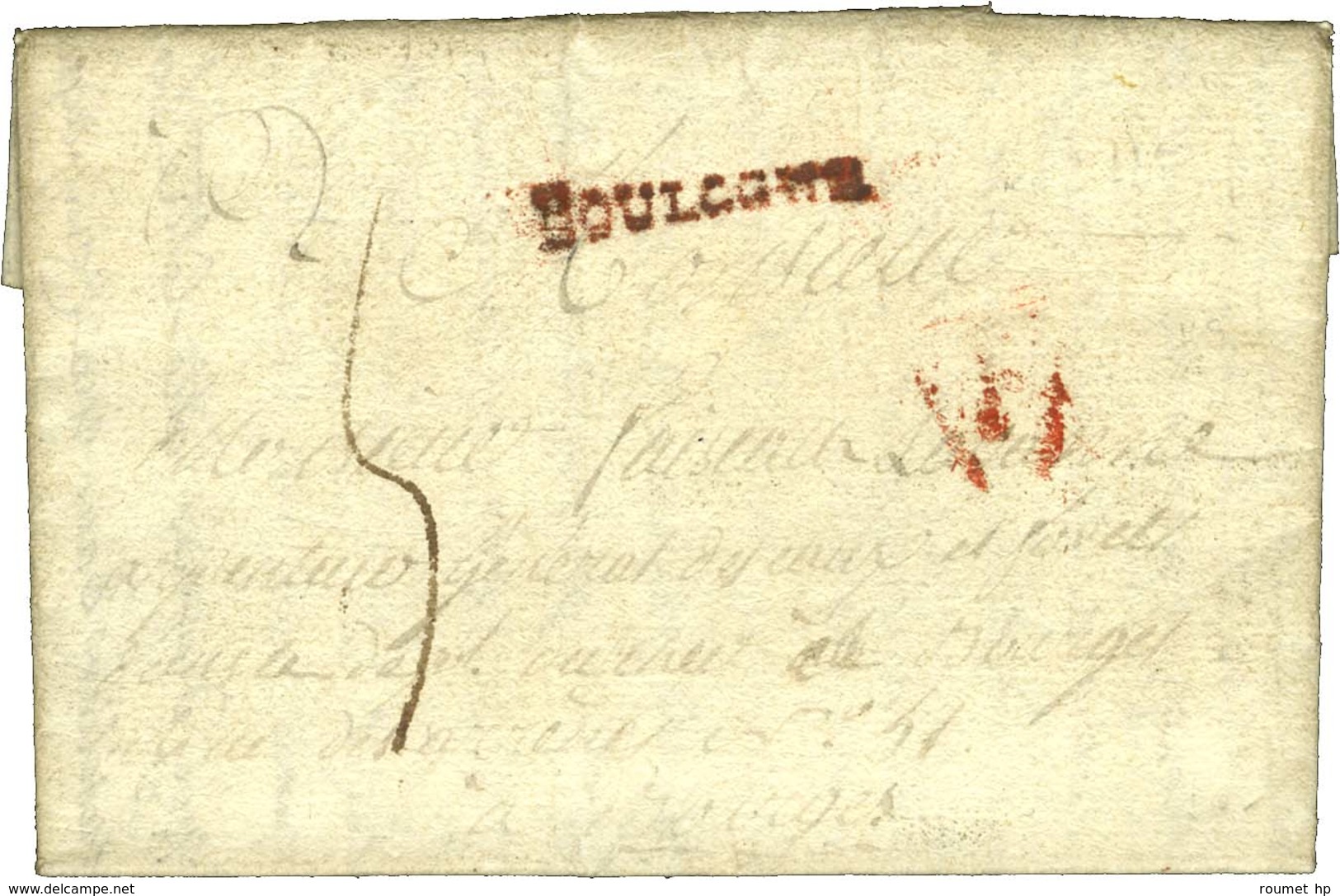 BOULOGNE (R) Sur Lettre Avec Texte Daté De Boulogne. 1810. - TB / SUP. - Other & Unclassified