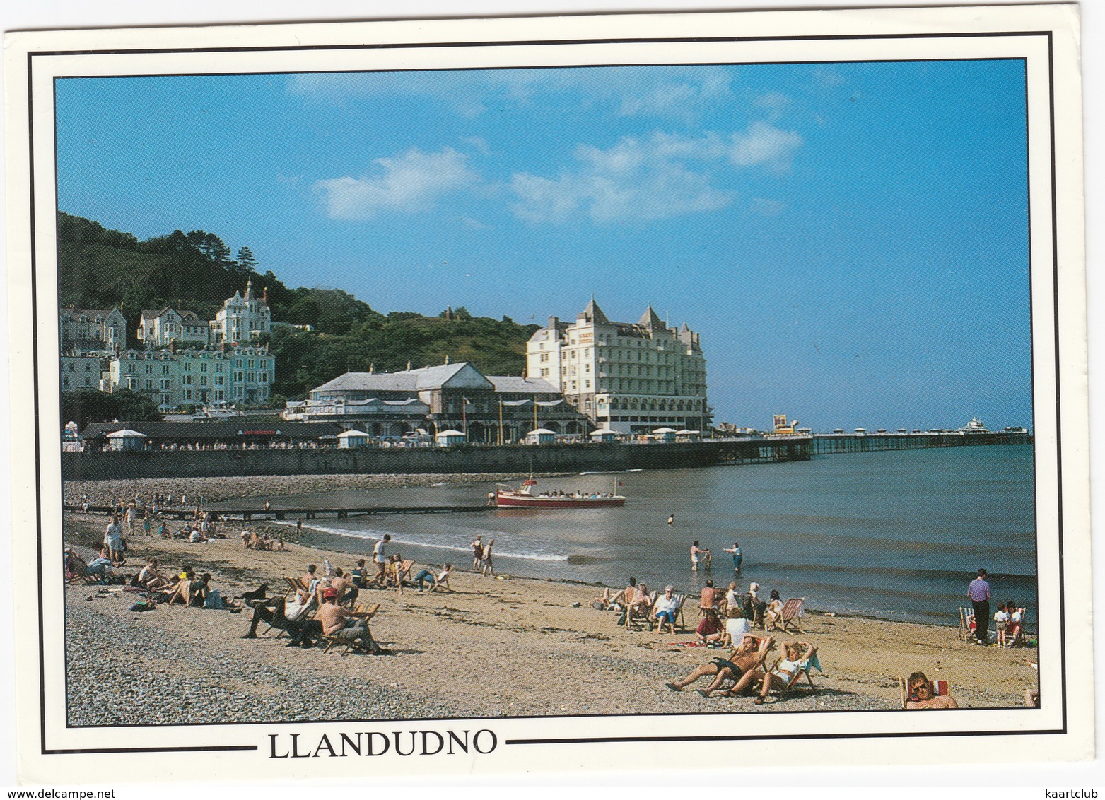 Llandudno - Beach, Pier, The Grand Hotel  - (Wales) - Caernarvonshire