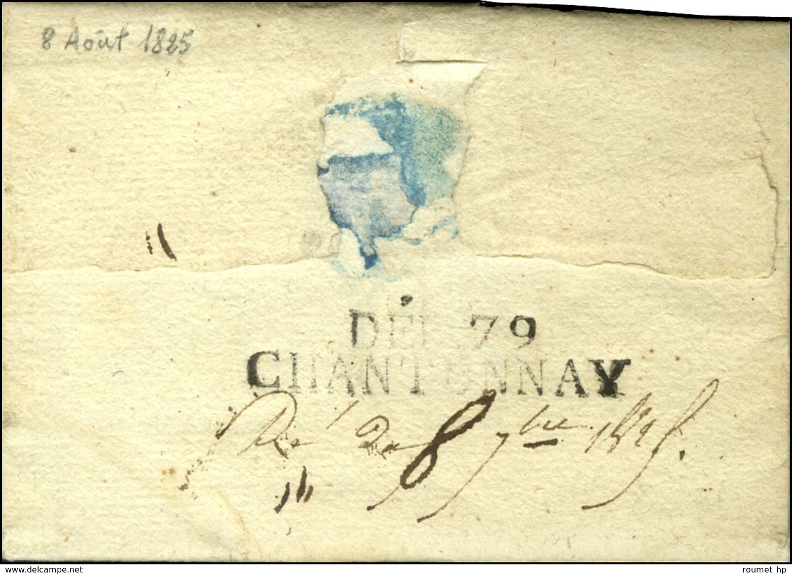 DEB. 79 / CHANTONNAY Sur Lettre Avec Texte Daté De Bourbon Vendée Le 8 Août 1805. - TB / SUP. - R. - Andere & Zonder Classificatie