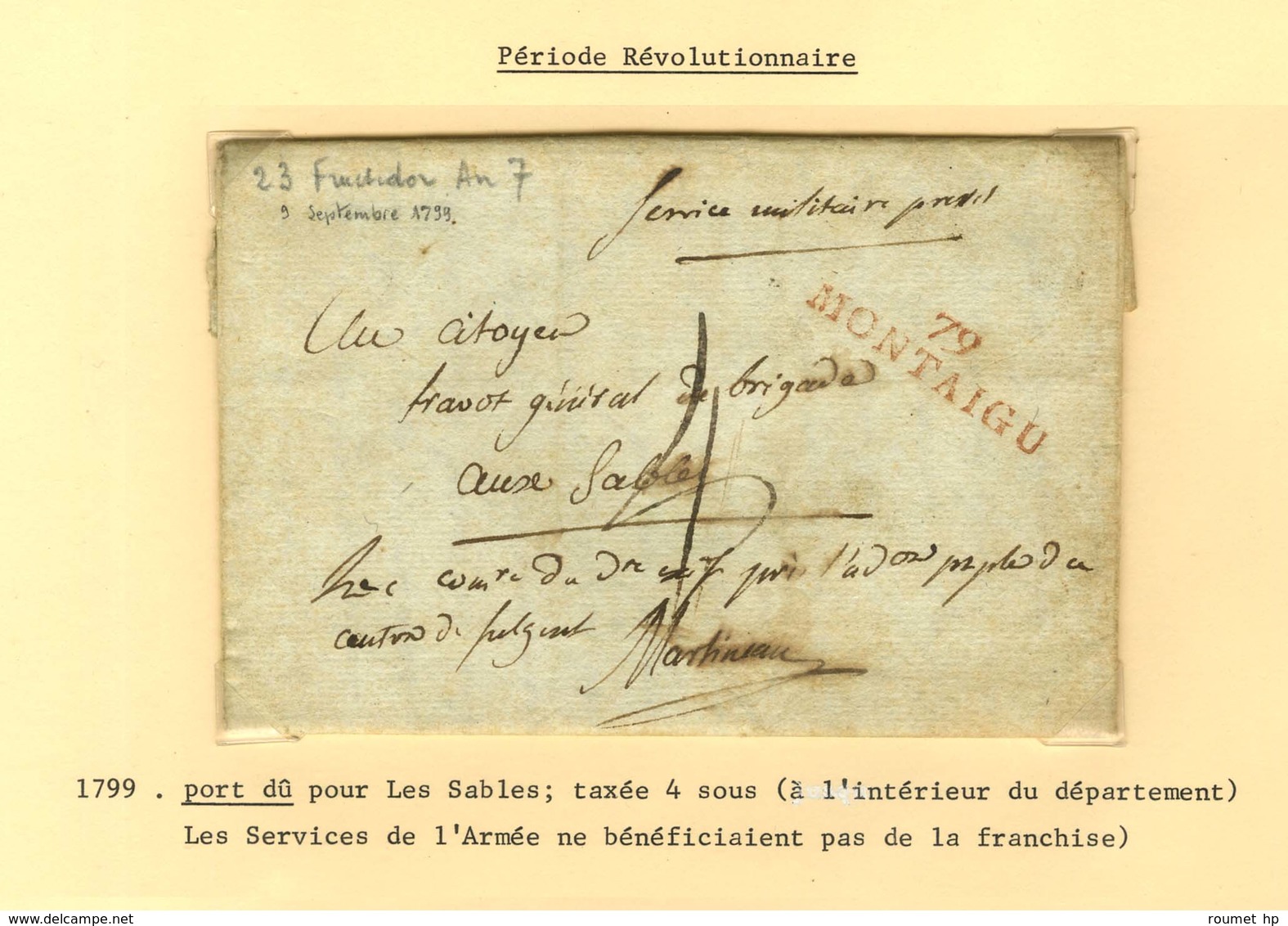 Lot De 15 Marques Postales Et Oblitérations De Montaigu. - B / TB. - Other & Unclassified