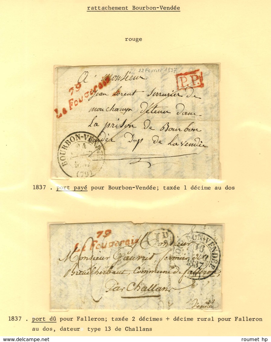 Lot De 15 Marques Postales Et Oblitérations De La Fougerais Et Les 4 Chemins De L'Oie. - B / TB. - Other & Unclassified