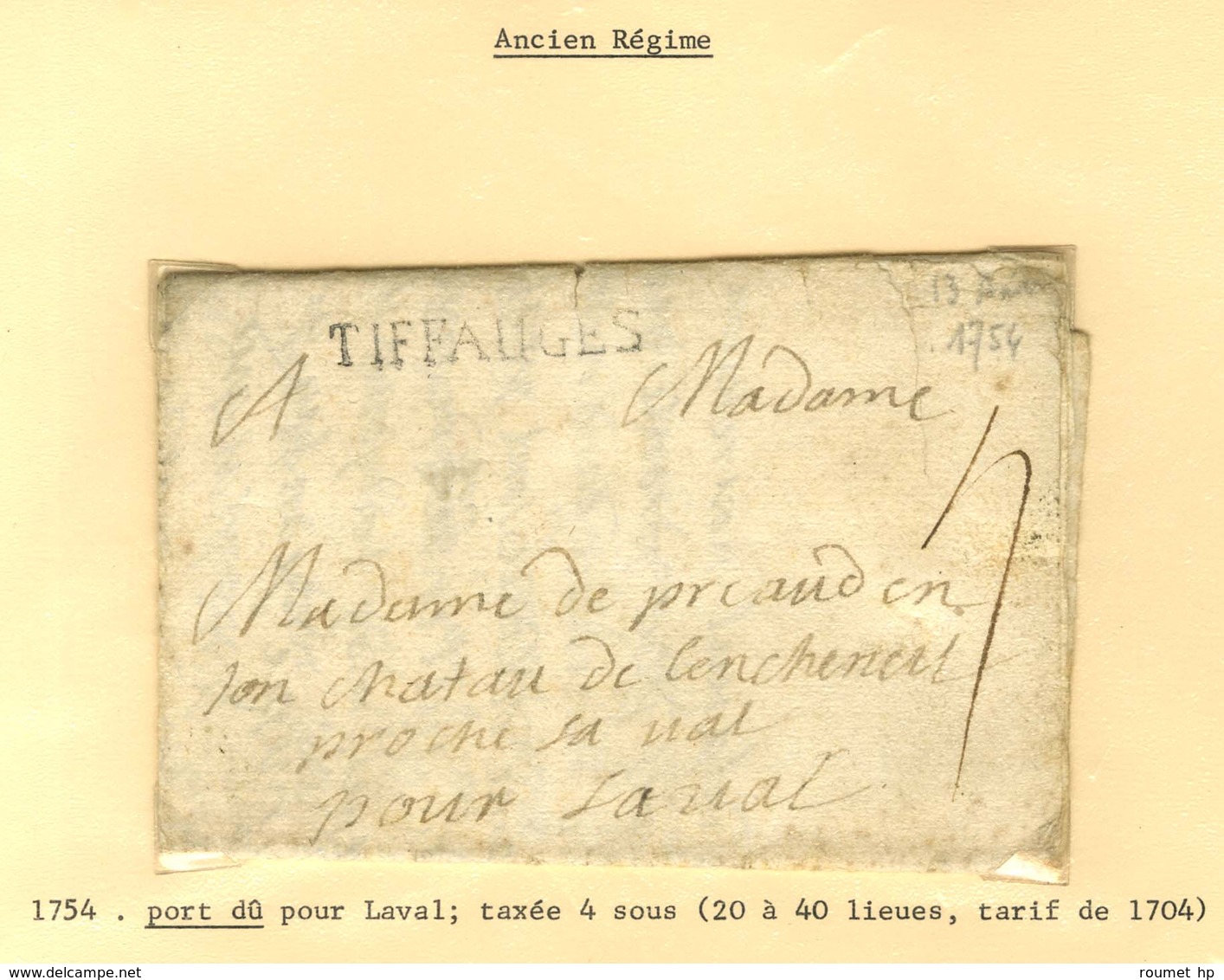 Lot De 11 Marques Postales Et Oblitérations De Tiffauges Et La Roche Servière. - B / TB. - Other & Unclassified