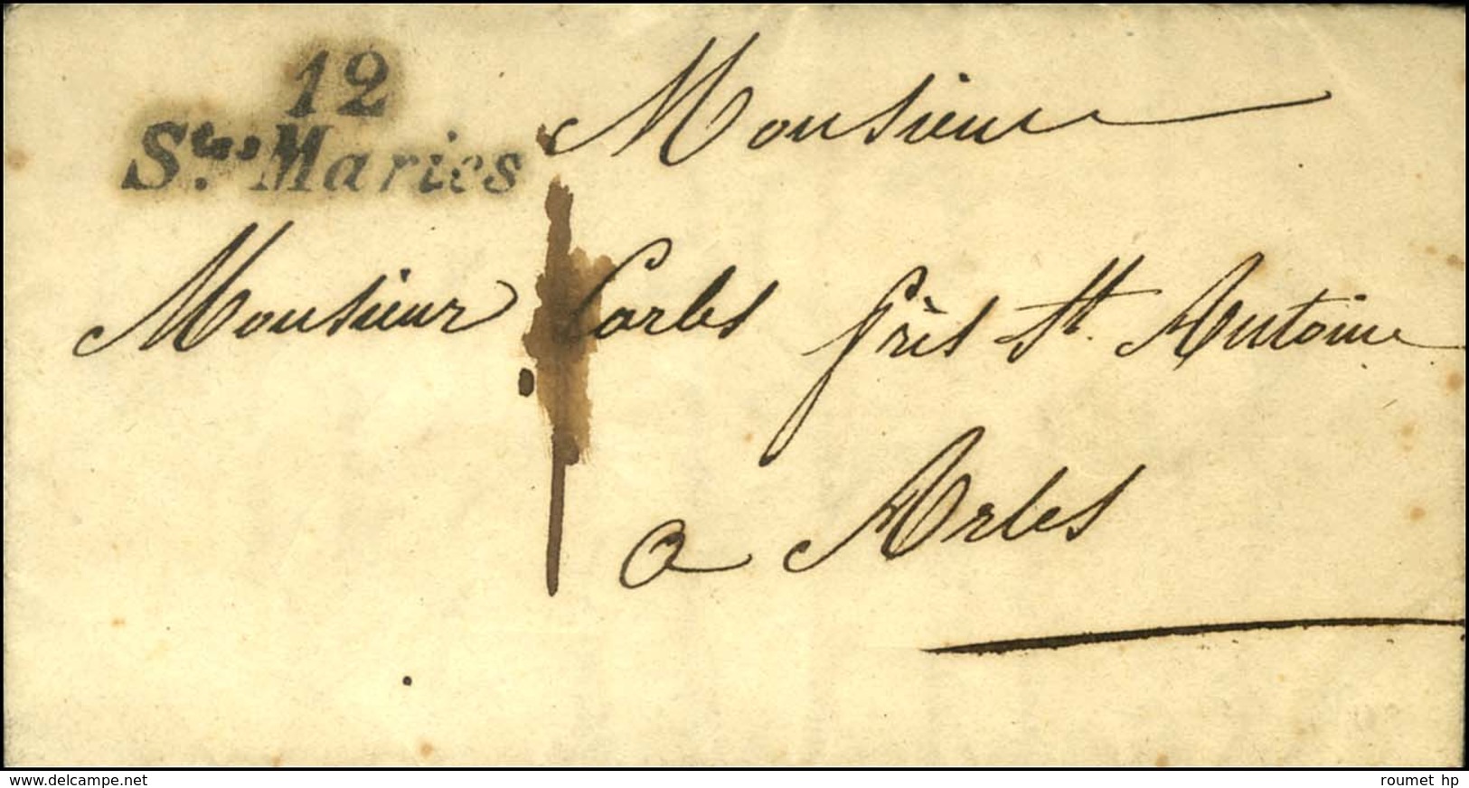 Cursive 12 / Ste Maries. 1840. - TB / SUP. - 1801-1848: Voorlopers XIX