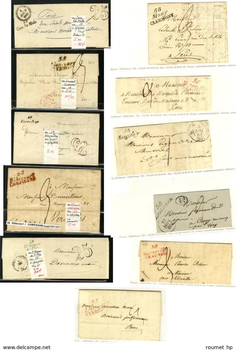 Lot De 11 Cursives De L'Oise. - B / TB. - 1801-1848: Precursors XIX