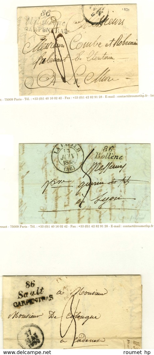 Lot De 3 Cursives Du Vaucluse . - B / TB. - 1801-1848: Precursors XIX