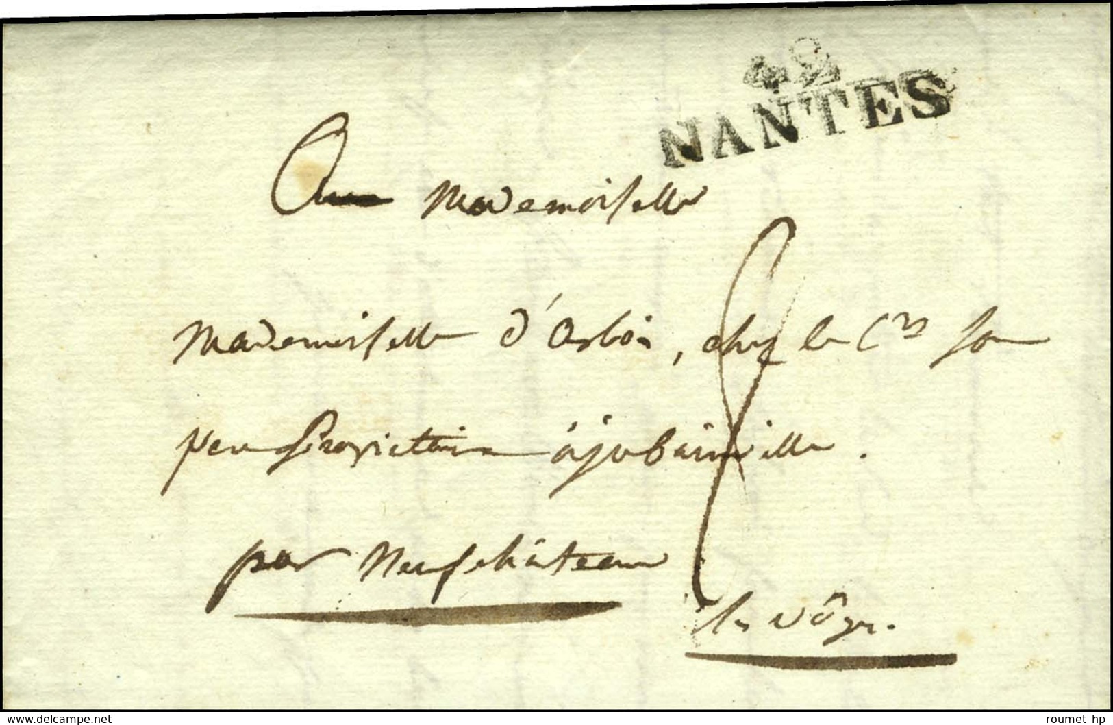 Lettre Avec Texte Et En-tête De L'armée De St Domingue Datée Au Quartier Général De Port Républicaun Le 14 Vendémiaire A - Army Postmarks (before 1900)