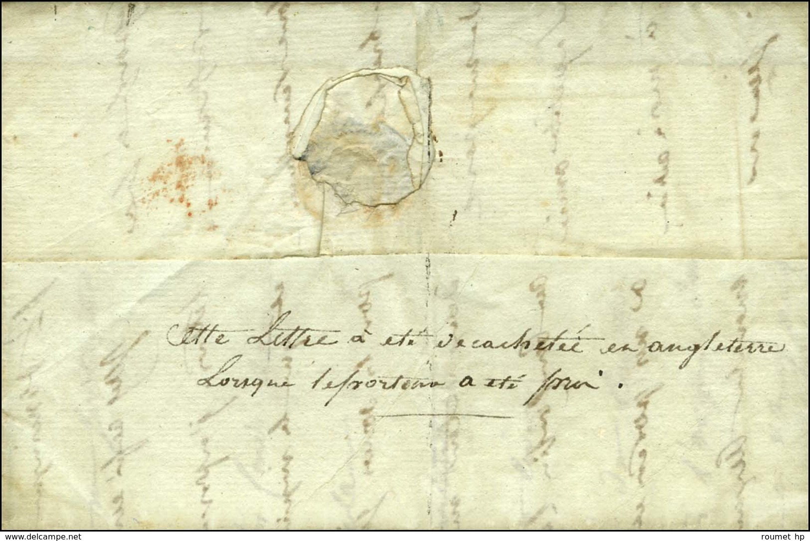 Lettre Avec Texte Et Bel En-tête Illustré ARMEE / DE SAINT DOMINGUE Datée Au Quartier Général De Jérémie Le 12 Nivose An - Army Postmarks (before 1900)