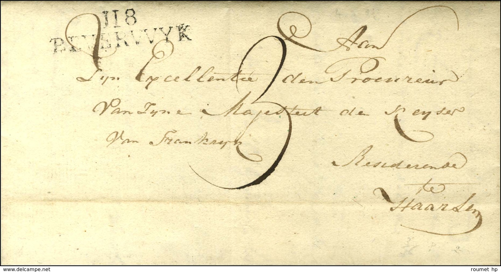 118 / BEVERWICK Sur Lettre Avec Texte Daté 1811. - TB. - 1792-1815: Veroverde Departementen