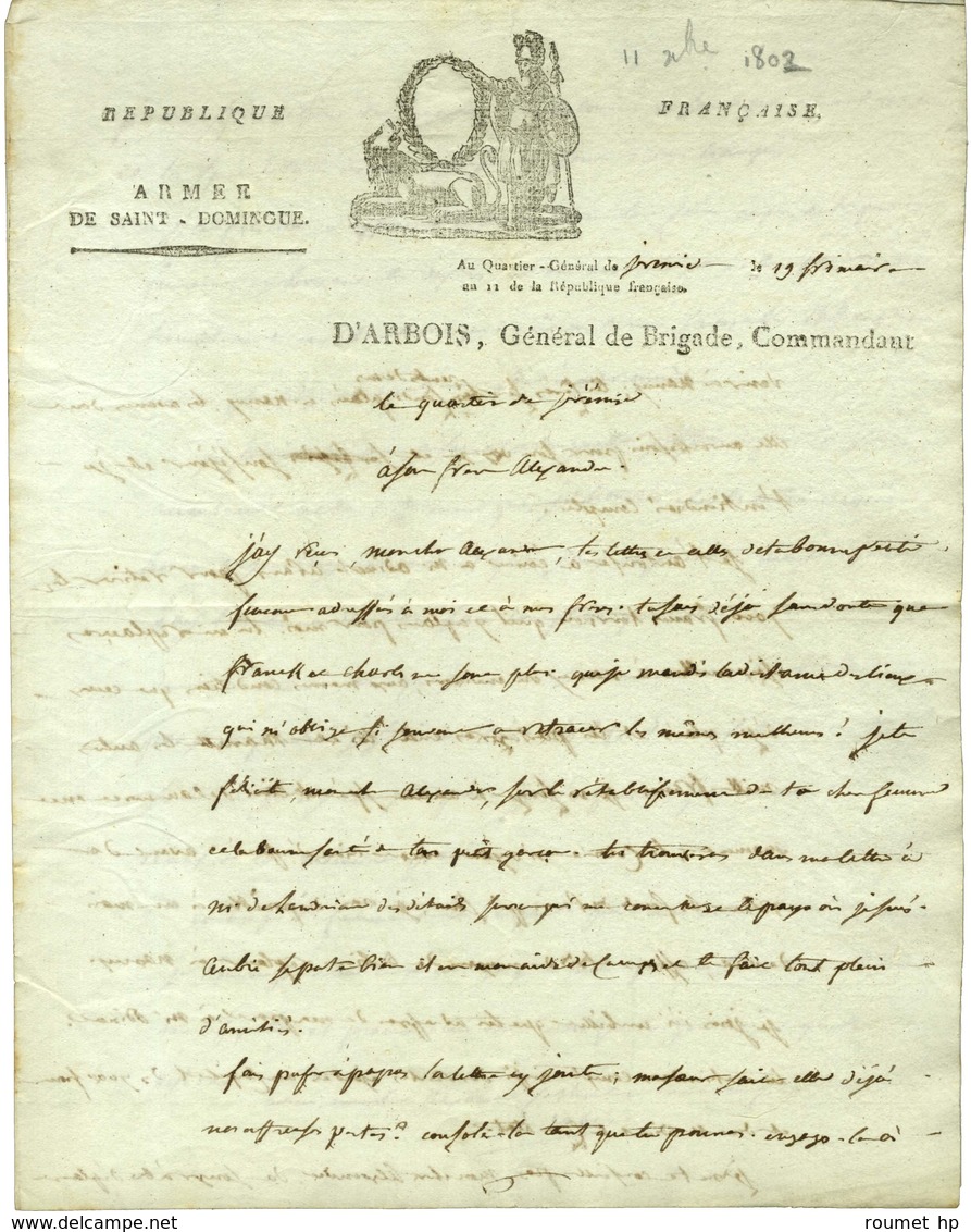 D'ARBOIS DE JUBAINVILLE Joseph Louis (1764-1803), Général De Brigade. - Andere & Zonder Classificatie