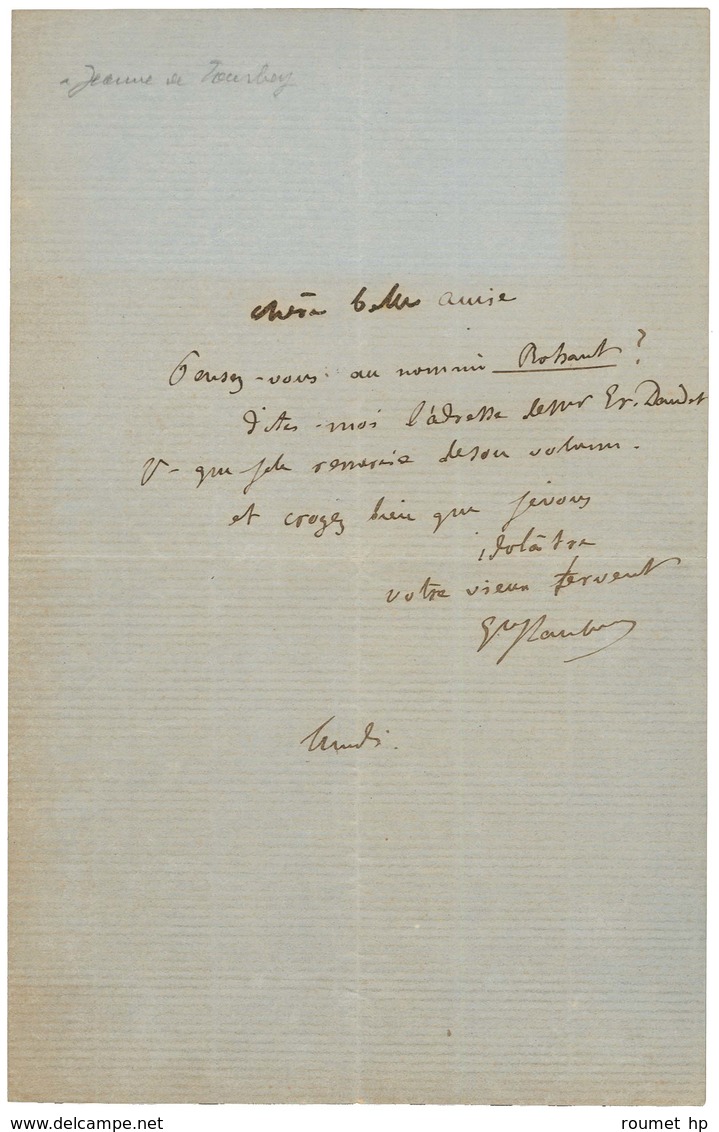 FLAUBERT Gustave (1821-1880), écrivain. - Altri & Non Classificati