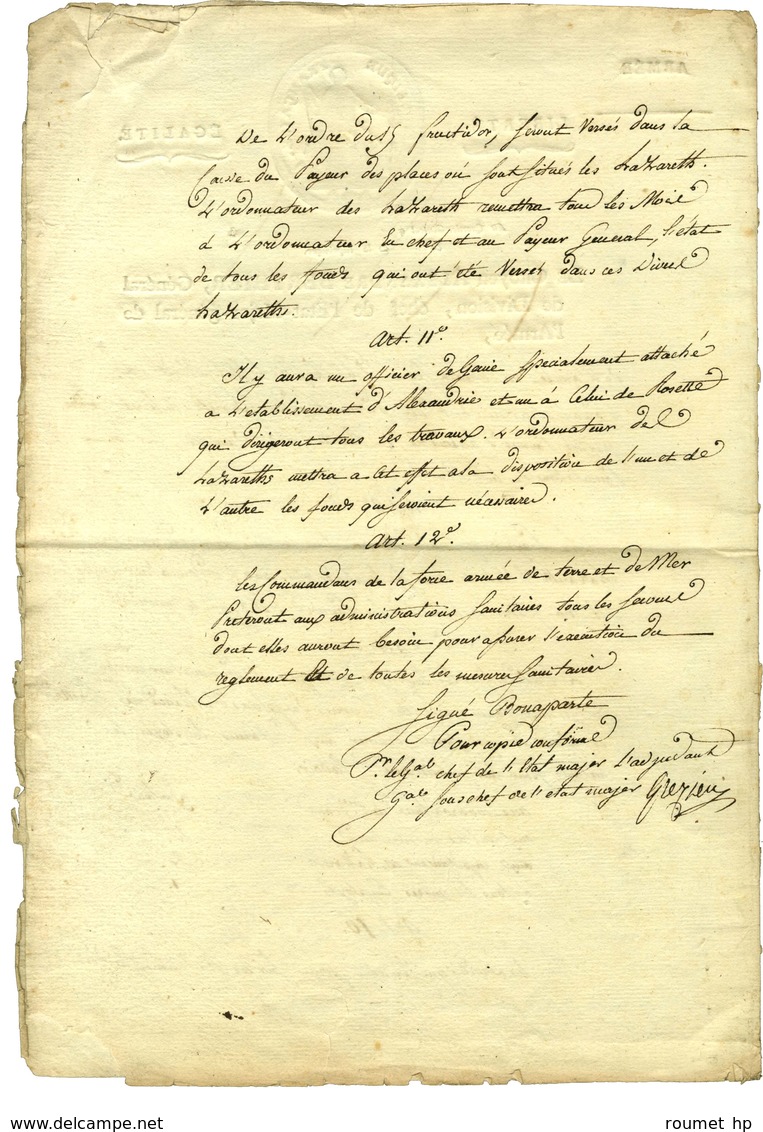GRÉZIEU, Pierre Joseph Bérardier Dit (1755-1799 Mort De La Peste à Jaffa), Général. - Altri & Non Classificati