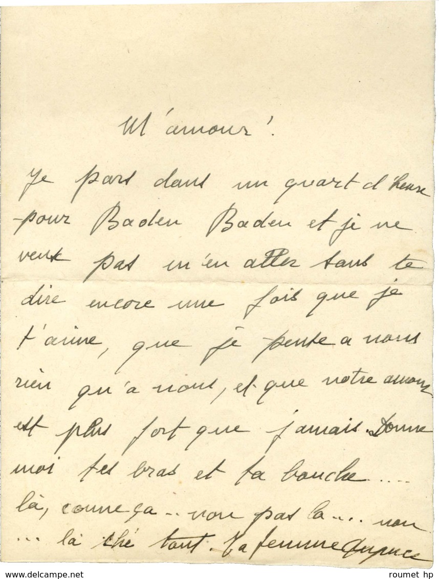 PIAF Edith, Giovanna Gassion, Dite (1915-1963), Chanteuse Et Actrice - [MONTAND Yves]. - Andere & Zonder Classificatie