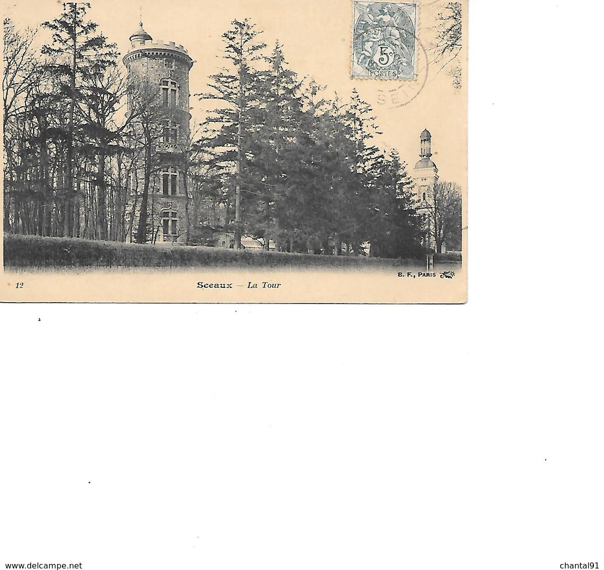 CARTE POSTALE 92 SCEAUX LA TOUR VOYAGEE - Sceaux