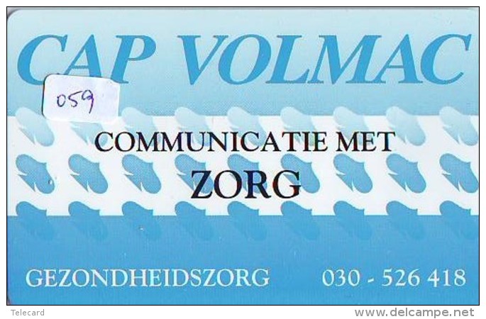 NEDERLAND CHIP TELEFOONKAART CRE 059 * Cap Volmac Communicatie Met Zorg  * Telecarte A PUCE PAYS-BAS * ONGEBRUIKT MINT - Privat