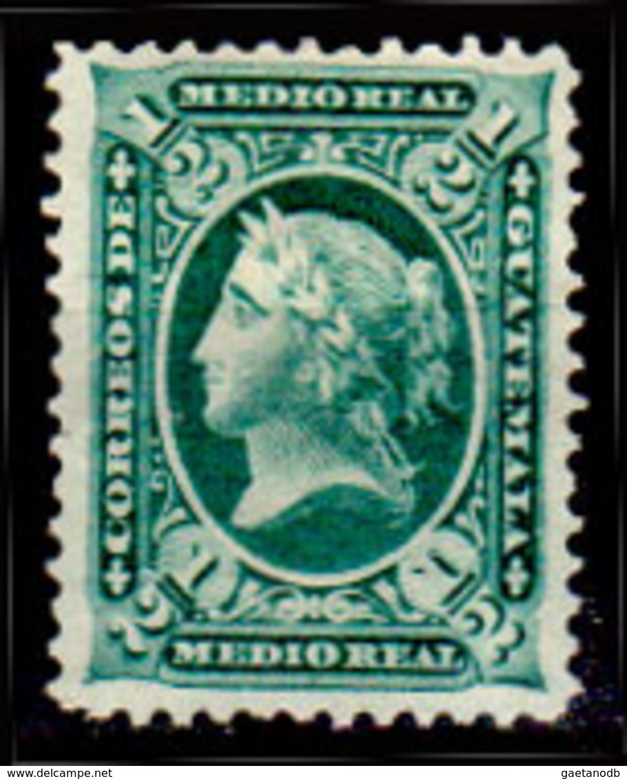 Guatemala-0013 - Emissione 1875 (sg) NG - - Guatemala