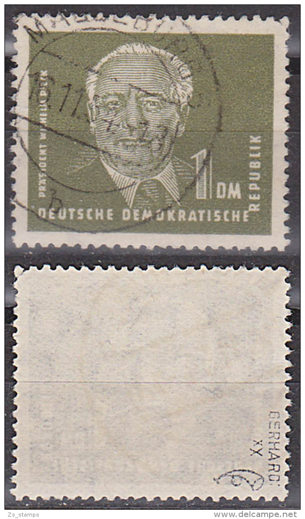 Germany EAST 100 Pf Wilhelm Pieck  DDR 325 Geprüft Used 1. Präsident Der DDR - Gebraucht