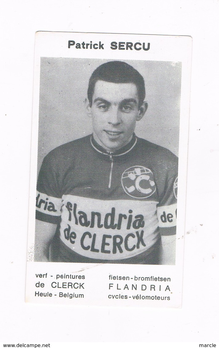 SERCU Patrick  Wielrenner Coureur Cycliste  Flandria - Cyclisme