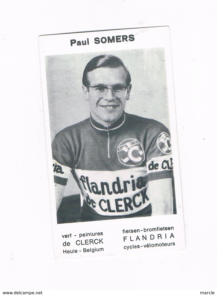 SOMMERS Paul  Wielrenner Coureur Cycliste  Flandria - Cyclisme