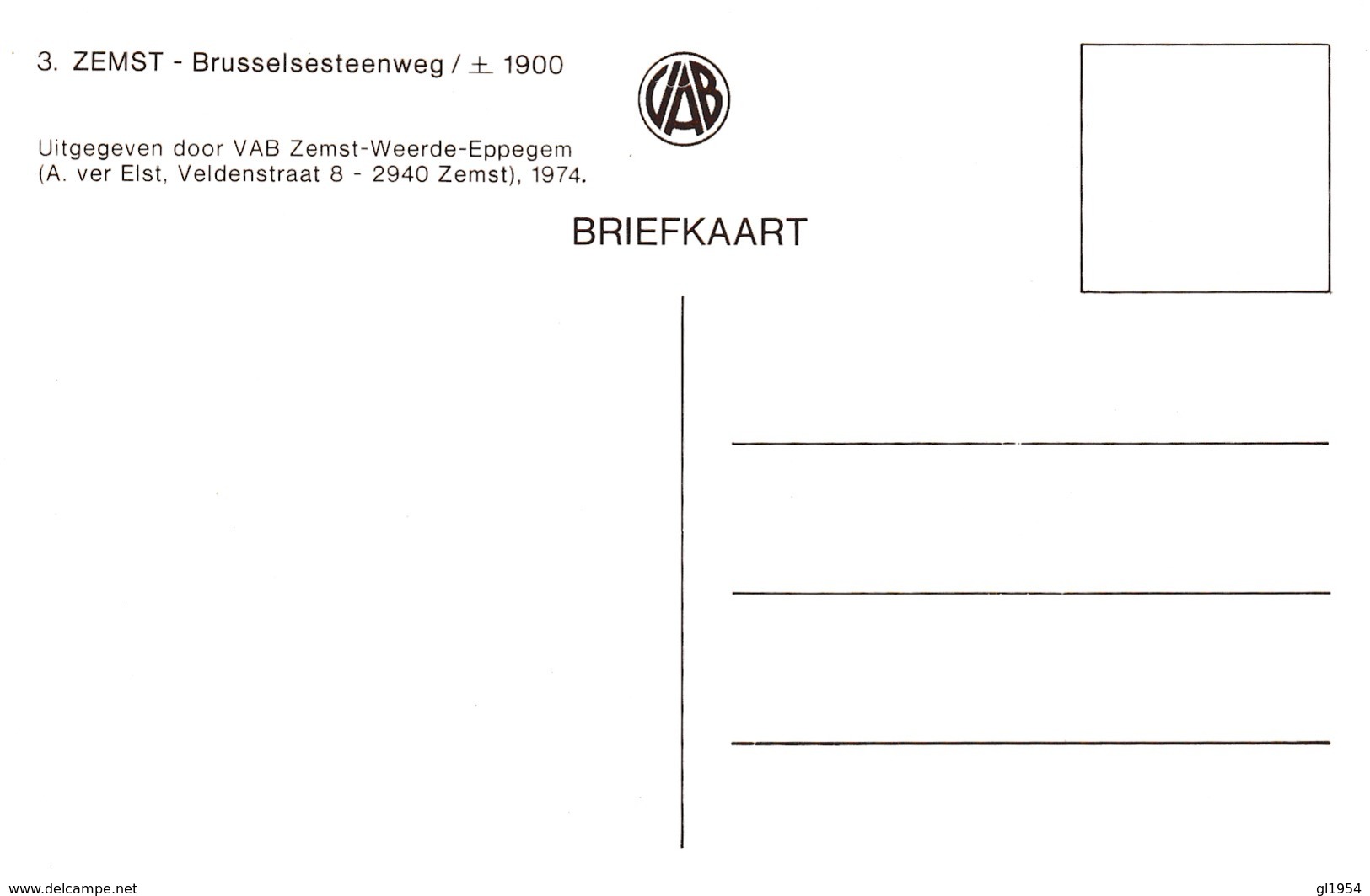 Zemst, Dorp- Brusselsesteenweg - Zemst