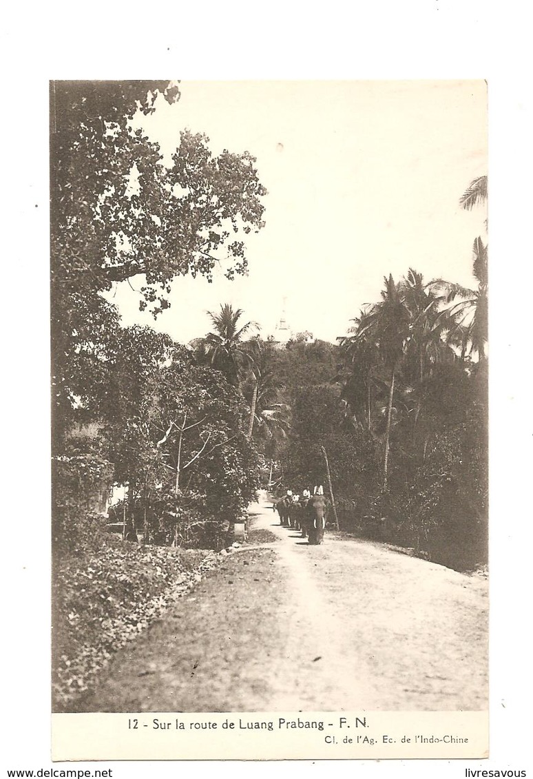 CPA Indochine Sur La Route De Luang Prabang - Autres & Non Classés