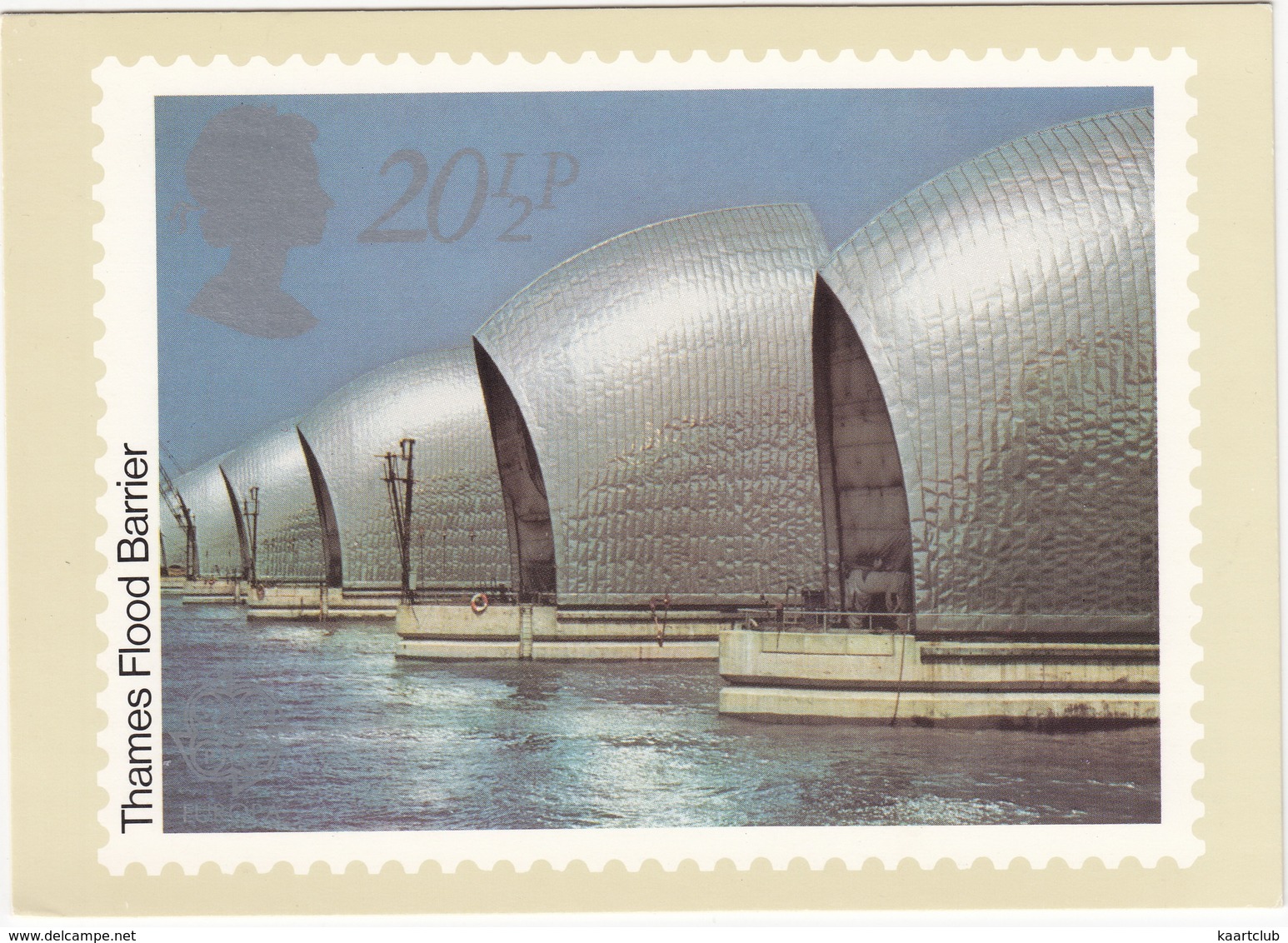 THAMES FLOOD BARRIER - British Engineering Achievements - 20 1/2p Stamp - May 1983 - Francobolli (rappresentazioni)