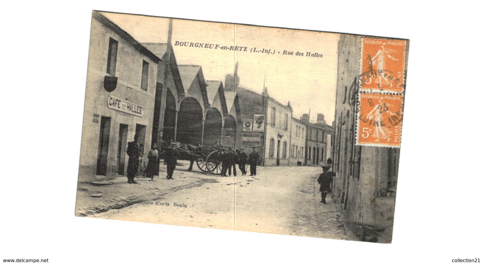 BOURGNEUF EN RETZ .... RUE DES HALLES - Bourgneuf-en-Retz