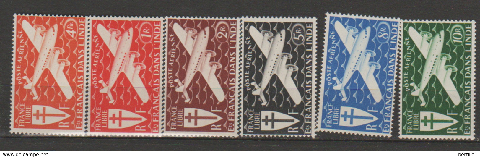 INDE       N° YVERT  :    PA 1/6   NEUF SANS CHARNIERE        ( NSCH04   ) - Unused Stamps
