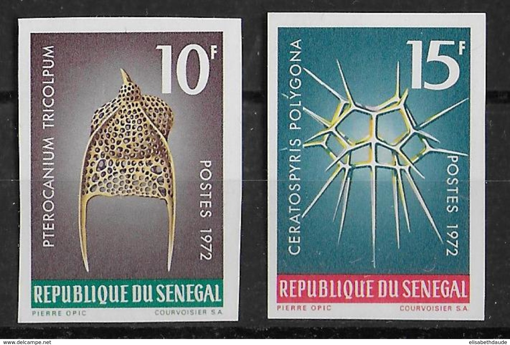 SENEGAL - FAUNE MARINE - YT 378/379 ** NON DENTELES - - Senegal (1960-...)