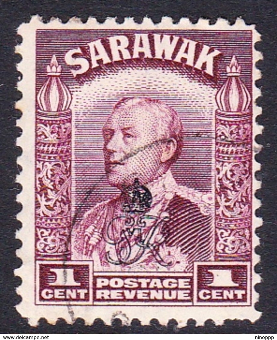 Malaysia-Sarawak SG 150 1946 Crown Colony, 1c Purple, Used - Sarawak (...-1963)