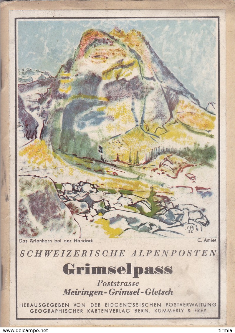 Schweizerische Alpenposten - Grimselpass - - Autres & Non Classés