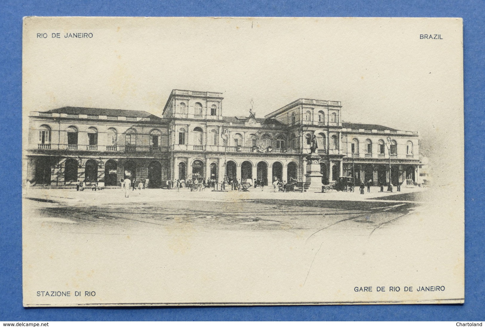 Cartolina Brasile - Rio De Janeiro - Stazione Di Rio - 1910 Ca. - Ohne Zuordnung