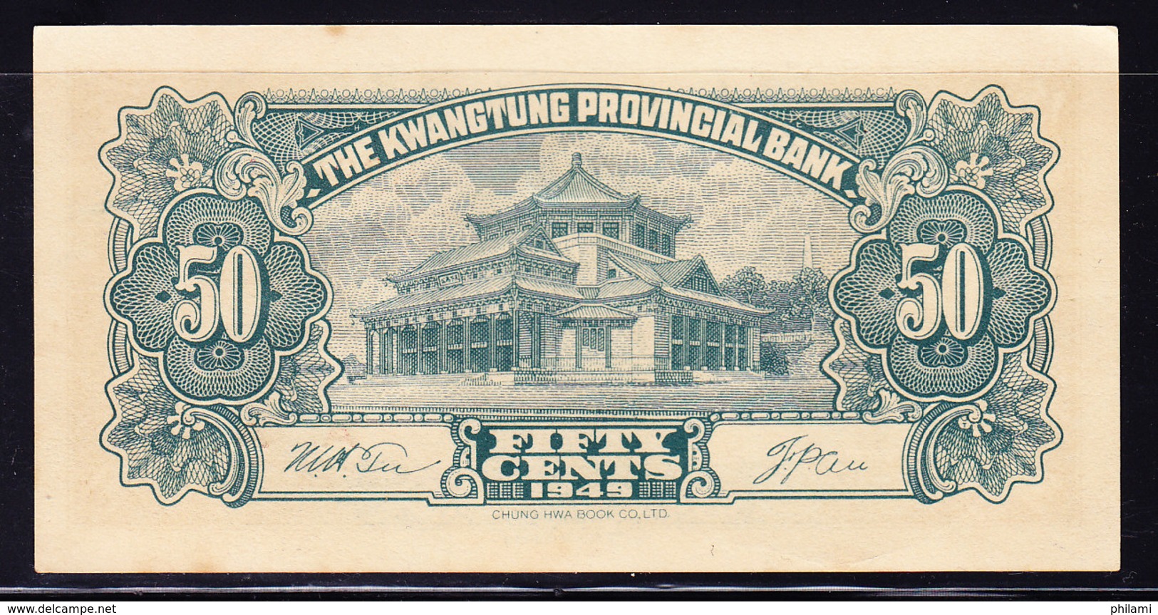 CHINA, THE KWANGTUNG PROVINCIAL BANK, BILLET DE 50 CENTS UNCIRC. (BB26) - Chine