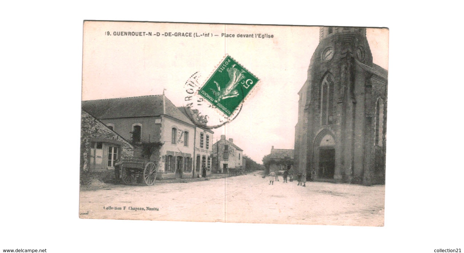 GUENROUET N D DE GRACE ... PLACE DEVANT L EGLISE - Guenrouet