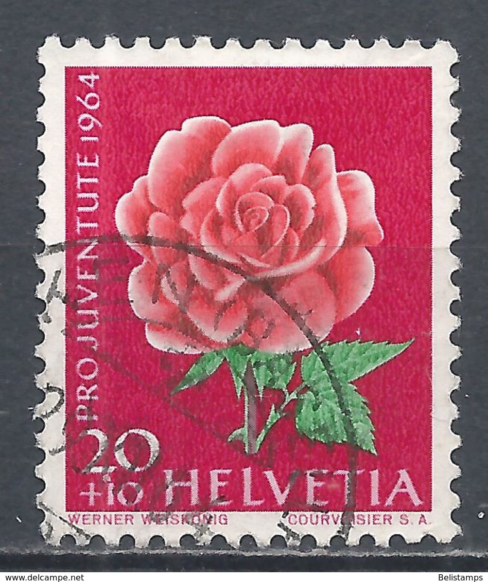 Switzerland 1964. Scott #B341 (U) Flower, Rose * - Oblitérés