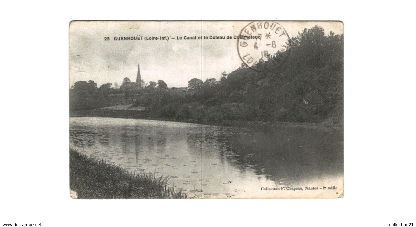 GUENROUET .... LE CANAL ET LE COTEAU DE COETMELEUC - Guenrouet