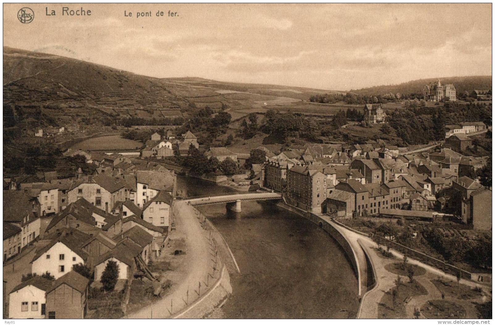 BELGIQUE - LUXEMBOURG - LAROCHE (5 cartes) - L'Eglise - Panorama pris du Dister - Route d'Houffalize - Panorama -Le Pont