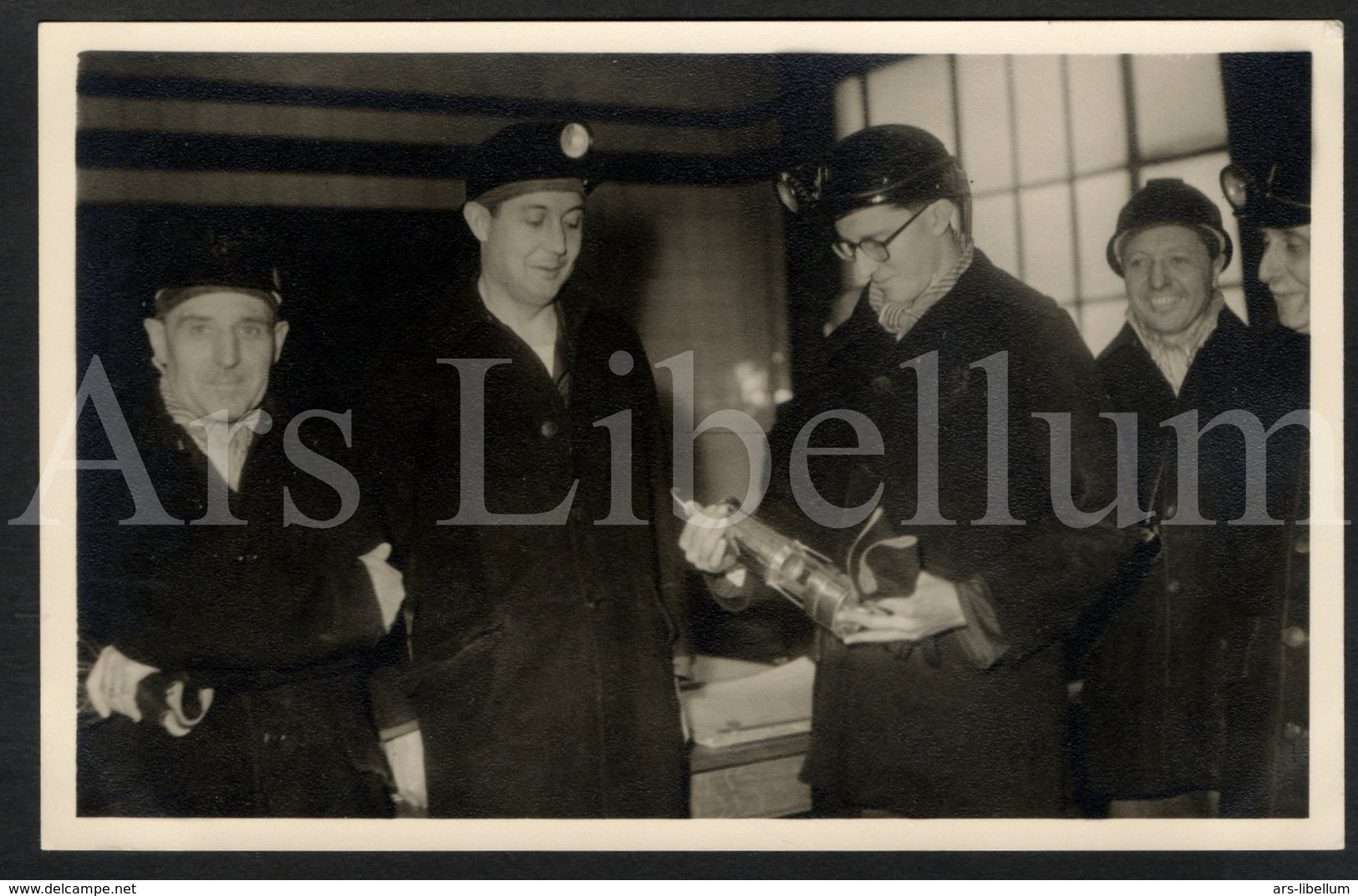 Photo Postcard / ROYALTY / België / Belgique / Prince Baudouin / Prins Boudewijn / Steenkoolmijn Van Beringen / 1950 - Beringen