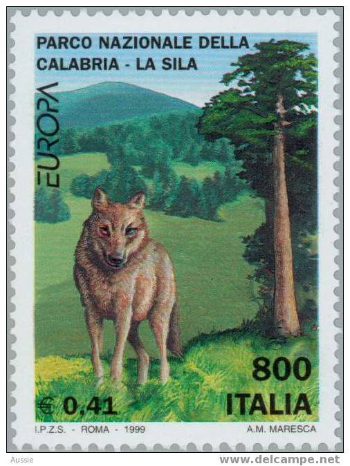 CEPT 1999 Italie Yvertn° 2353-54 *** MNH Parcs Naturels Flore - 1999