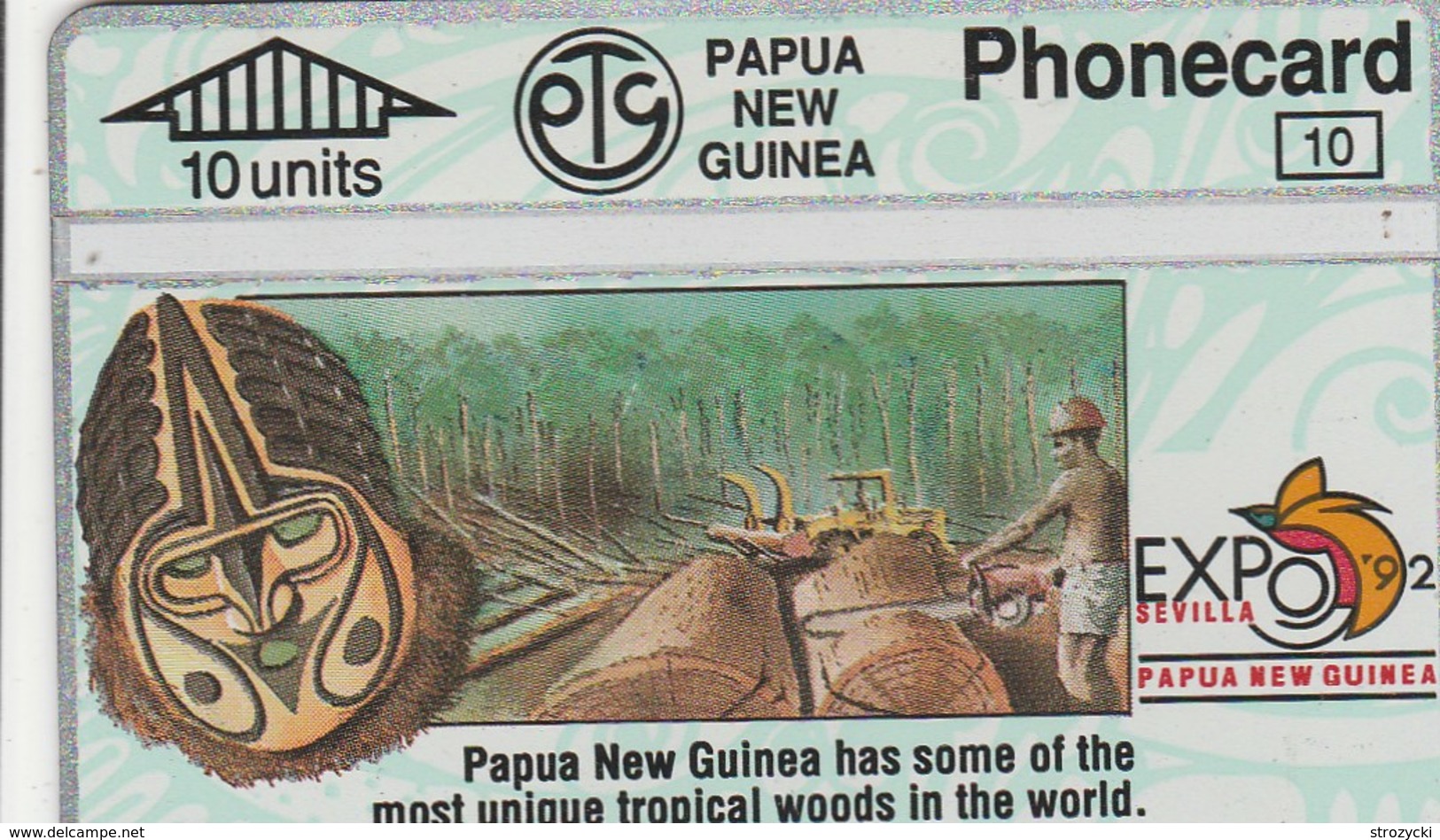 Papua New Guinea - Expo '92 Sevilla - Tropical Woods - CN:203A - Papua-Neuguinea