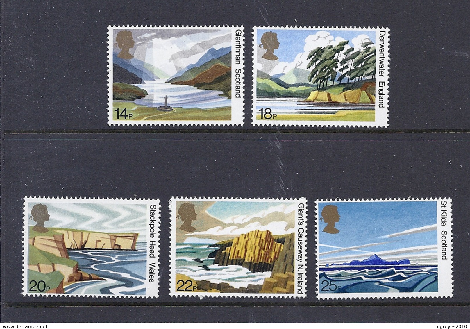 180030002  G.B.  YVERT  Nº  996/1000  **/MNH - Nuevos