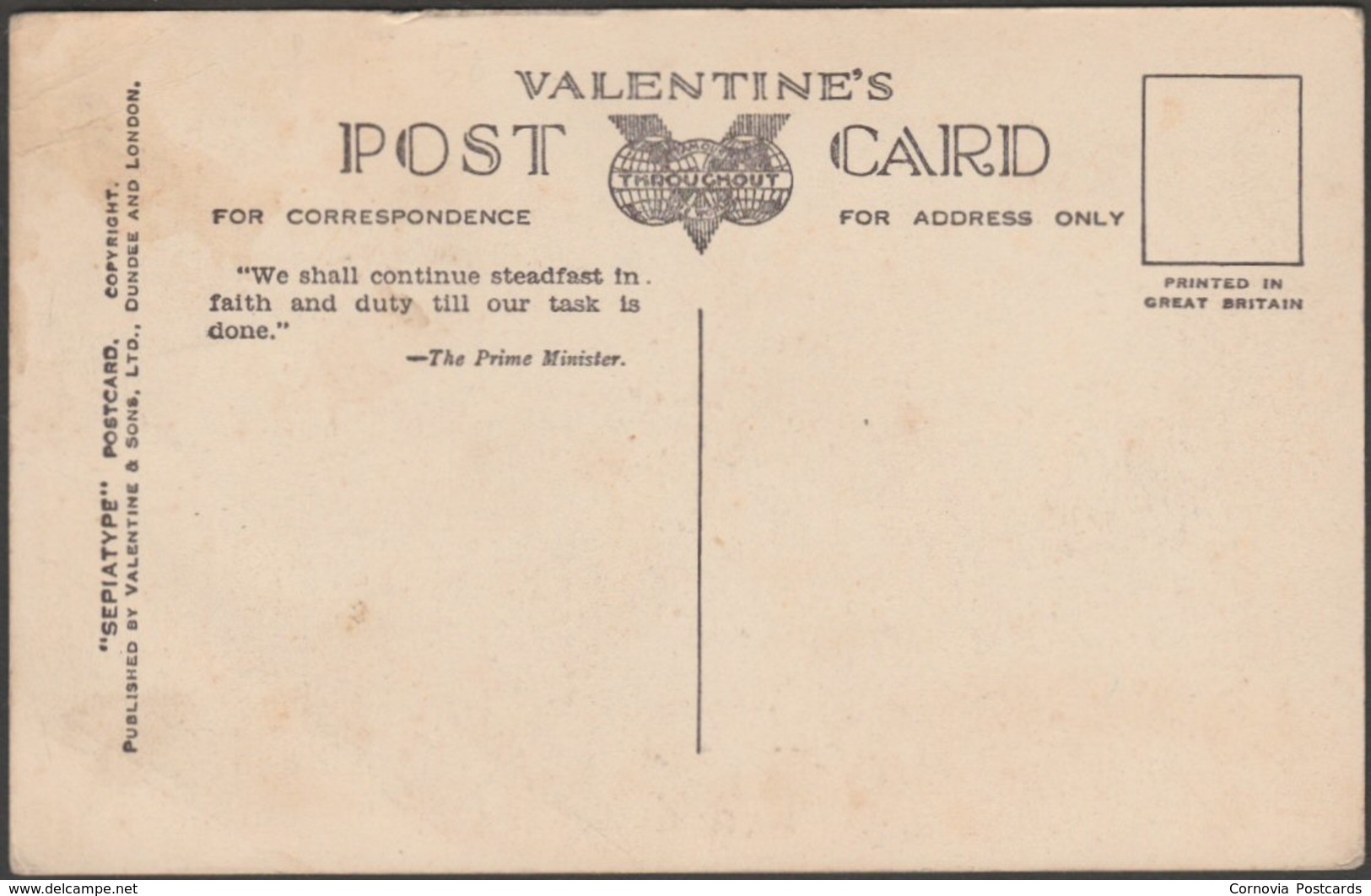 General View, Trowbridge, Wiltshire, C.1940 - Valentine's Sepiatype Postcard - Other & Unclassified