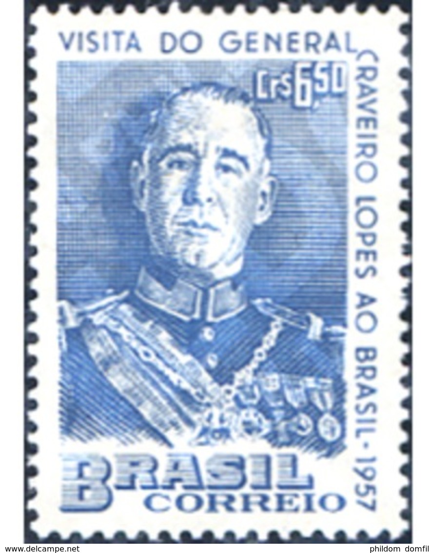 Ref. 293596 * MNH * - BRAZIL. 1957. VISITA DEL PRESIDENTE A LA REPUBLICA PORTUGUESA - Neufs