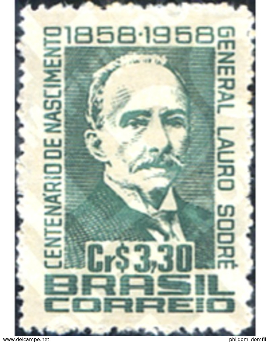 Ref. 169392 * MNH * - BRAZIL. 1958. CENTENARIO DEL NACIMIENTO DEL GENERAL LAURO SODRÉ - Neufs