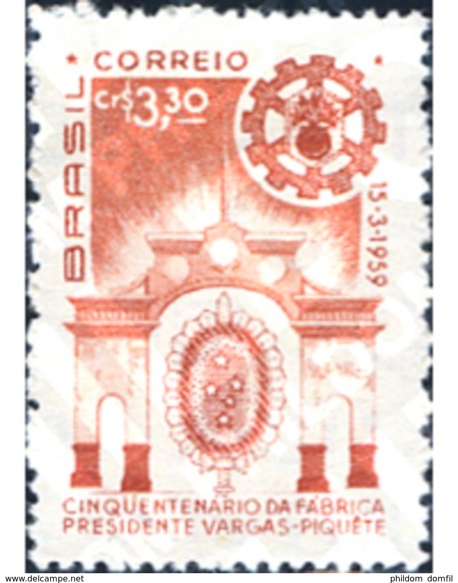 Ref. 169479 * MNH * - BRAZIL. 1959. CINCUENTACENTENARIO DE LA PRODUCCION DE ARMAS, PRESIDENTE VARGAS - Neufs