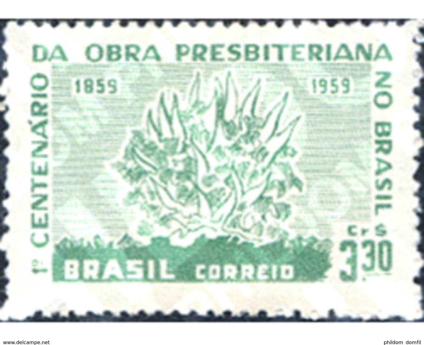 Ref. 169492 * MNH * - BRAZIL. 1959. CENTENARIO DEL TRABAJO RELIGIOSO EN BRASIL - Neufs