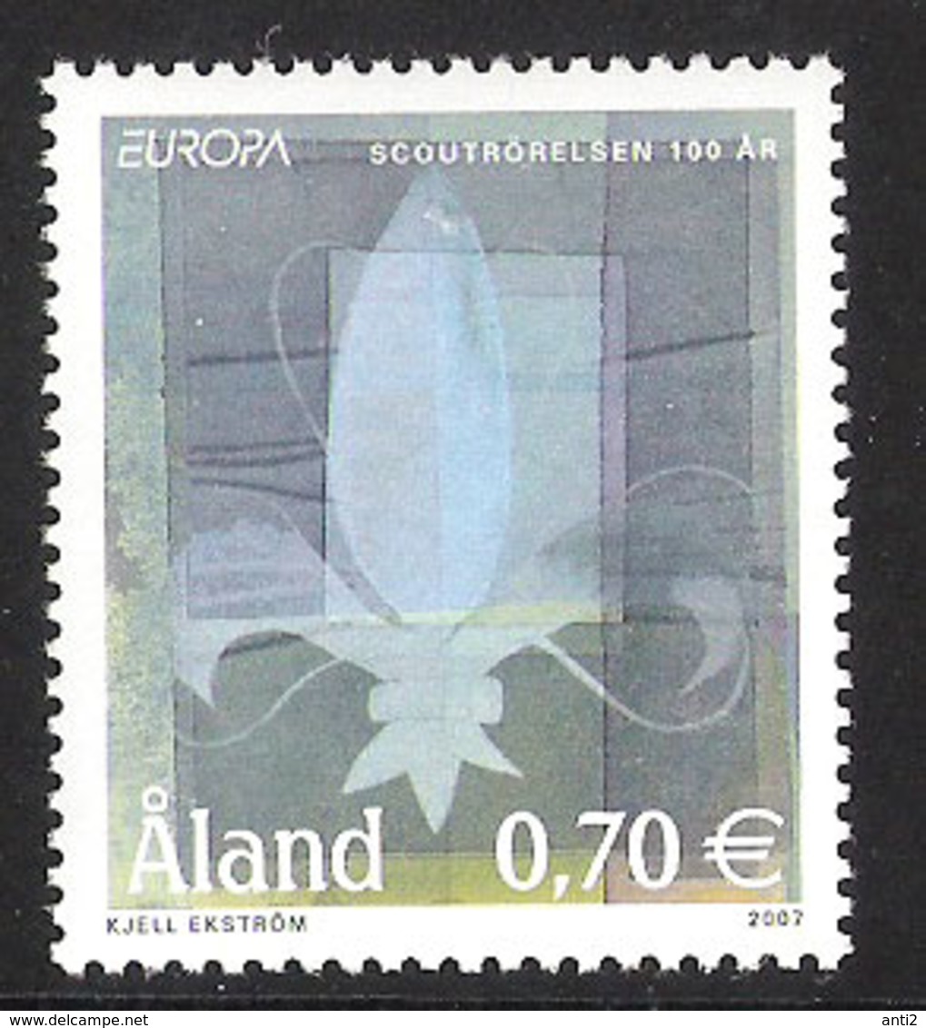 Aland 2007 Europa: Scouts Mi 281 MNH(**) - Aland