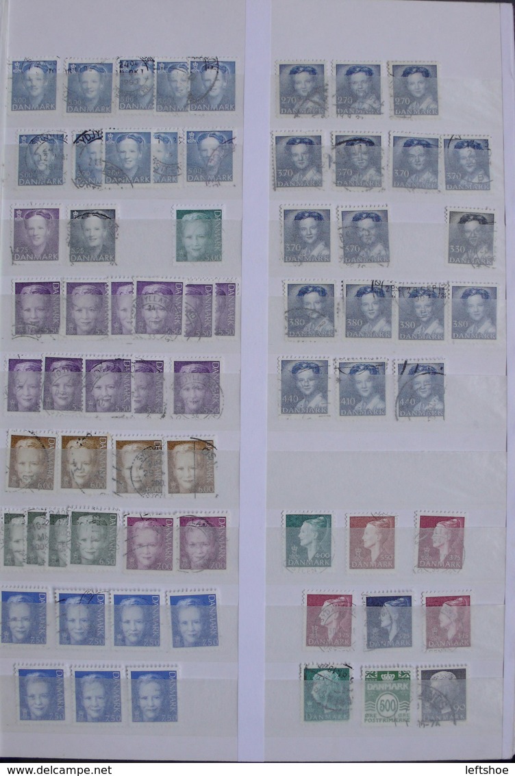 DENMARK Used Stamps Collection 1930th-2010th - Collections